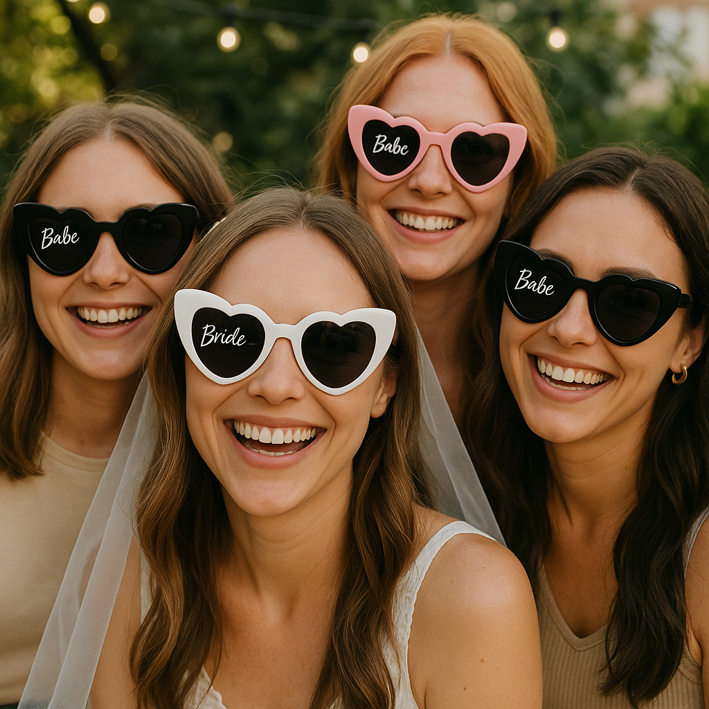Heart-Shaped Bridesmaid Sunglasses