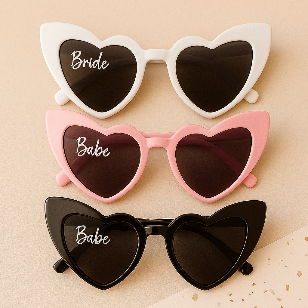 Heart-Shaped Bridesmaid Sunglasses