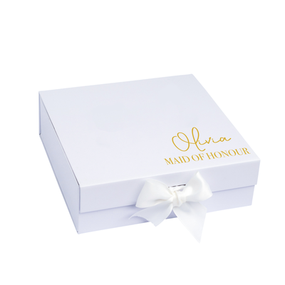 PERSONALISED BRIDESMAID BOX | Maid of Honour Box | Groomsmen Box Personalised Gift Box | Gift Ideas Bridesmaid Proposal | Best Man