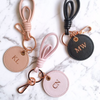 Personalised Monogram Keyring | Rose Gold-bubbly box