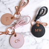 Personalised Monogram Keyring | Rose Gold-bubbly box