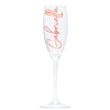 Personalised Champagne Flute Glass | Name and Role-bubbly box
