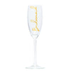 Personalised Champagne Flute Glass | Name and Role-bubbly box