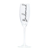 Personalised Champagne Flute Glass | Name and Role-bubbly box