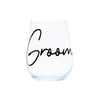 Personalised Stemless Grooms Party Glass | Groomsman | Groom | Bestman-bubbly box