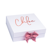 "Will you be my Godmother?" Gift Box | Rose Gold with Pink Ribbon | With Name on Top