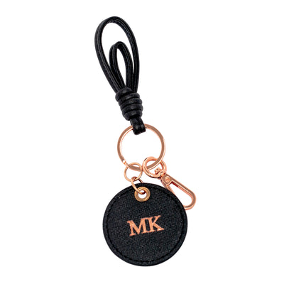 Personalised Monogram Keyring | Rose Gold-bubbly box