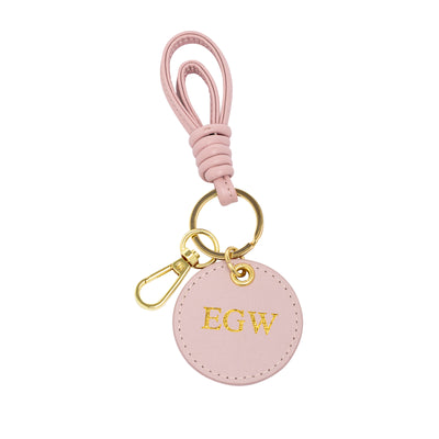 Personalised Monogram Keyring | Gold-bubbly box