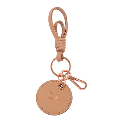 Personalised Monogram Keyring | Rose Gold-bubbly box