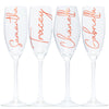 Personalised Champagne Flute Glass-bubbly box