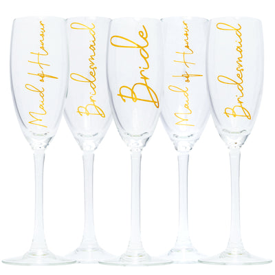 Personalised Champagne Flute Glass-bubbly box