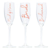 Personalised Champagne Flute Glass-bubbly box