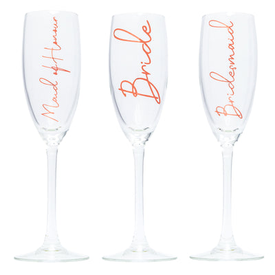 Personalised Champagne Flute Glass-bubbly box