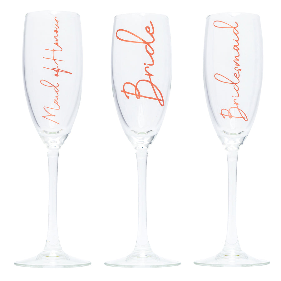 Personalised Champagne Flute Glass-bubbly box