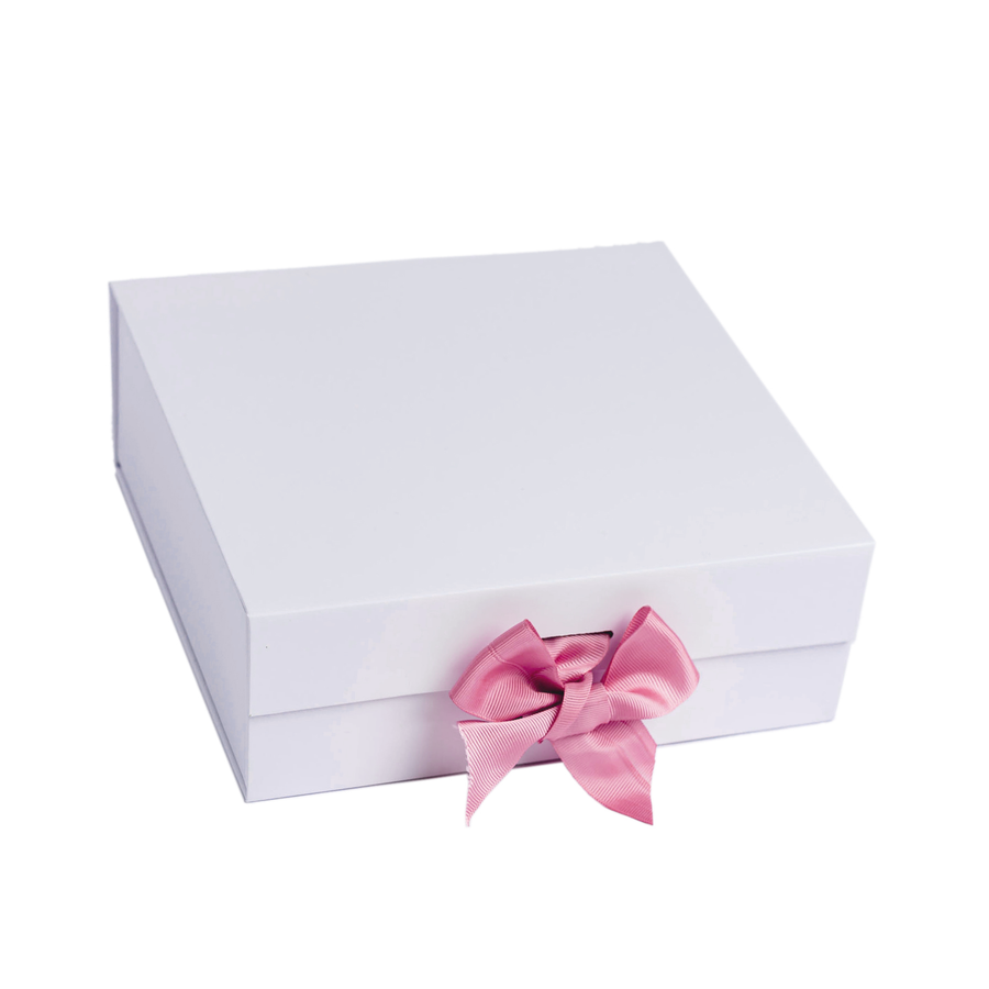 "Will you be my Bridesmaid?" Gift Box | Rose Gold with Pink Ribbon | No Name - bubbly box