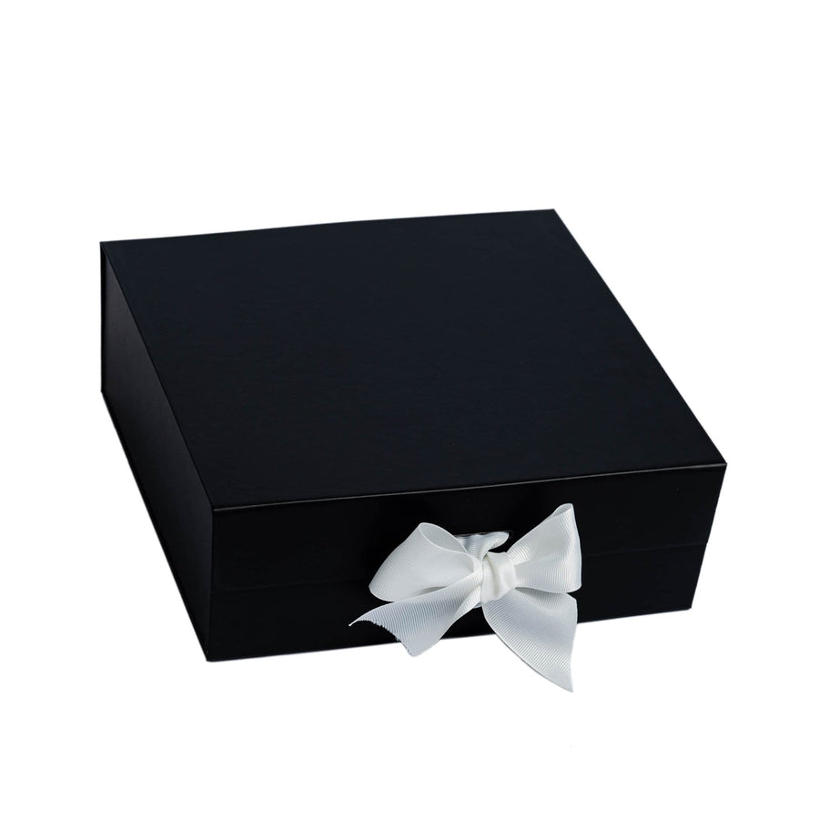 Premium Black Gift Box with Name on Top-bubbly box