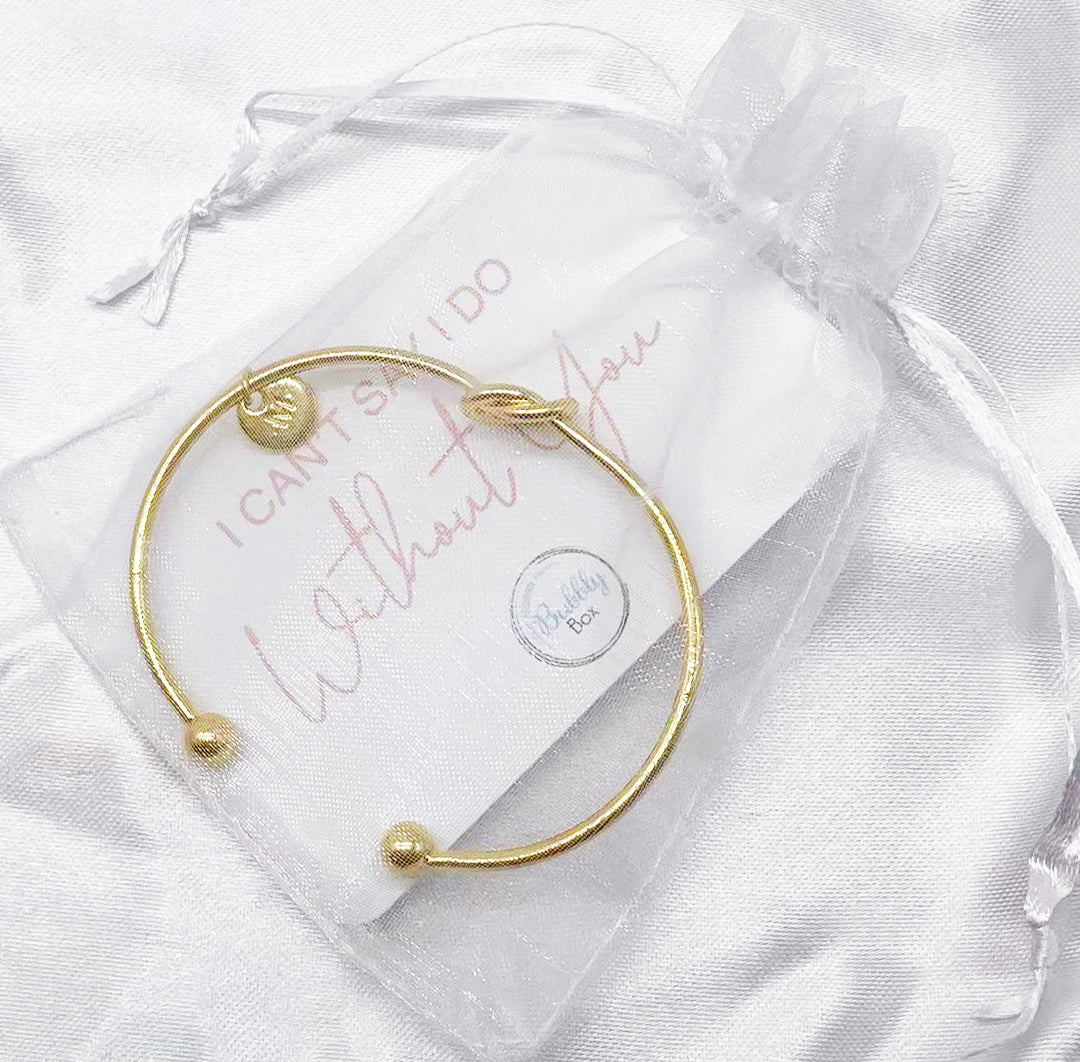 Personalised Initial Bracelet | Bridesmaid Proposal Gift