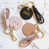 Personalised Monogram Keyring | Gold-bubbly box