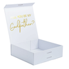 "Will you be my Godfather?" Gift Box | Gold with White Ribbon | No Name